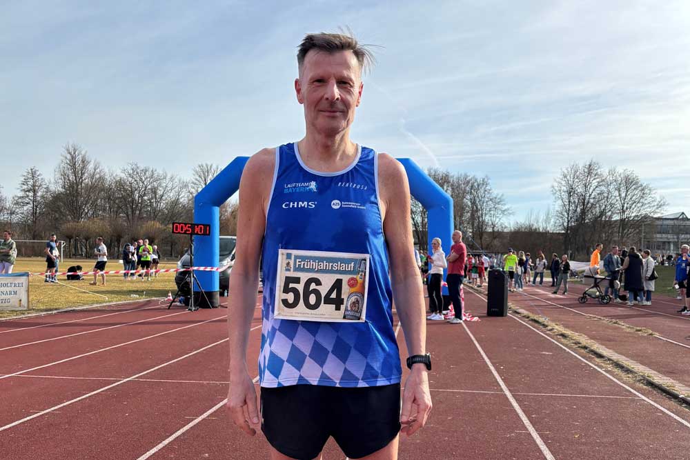 Michael Mettin beim Frühjahreslauf in Weiden.