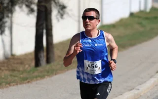 Unser Athlet Florian Koch beim Pyraser HiRo Run. Foto: Andreas Weigel